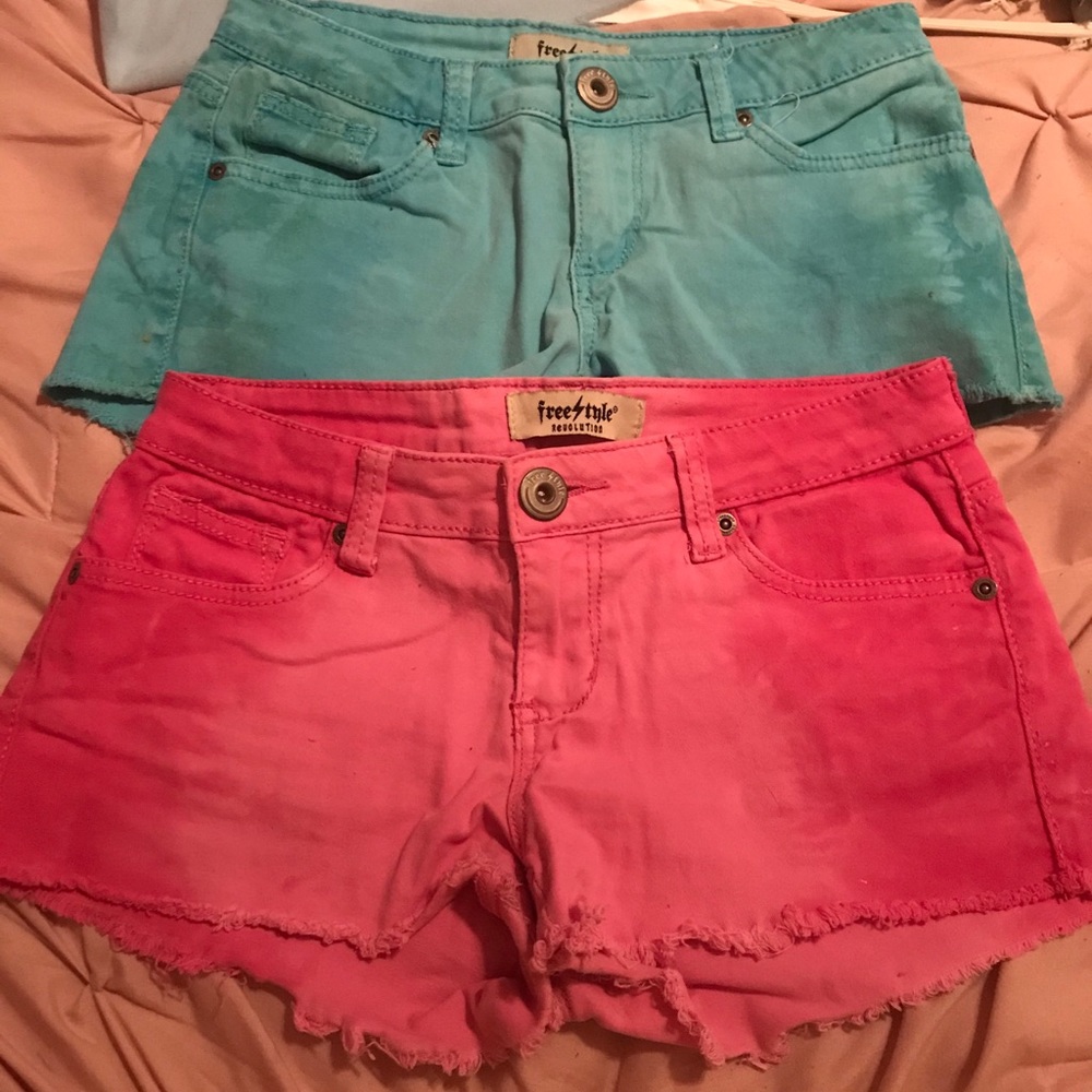 Freestyle jean shorts